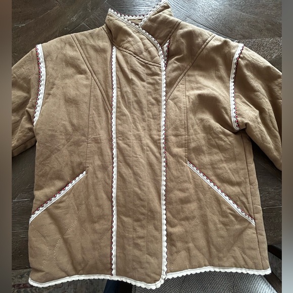 Suncoo Even Camel quilted jacket - Picture 6 of 16